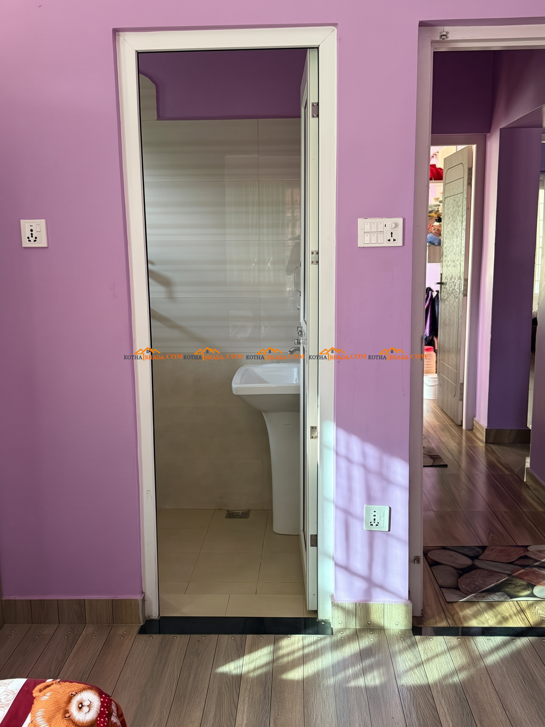 2 BHK flat with Separate Living Room and 2 Washroom+Bathroom